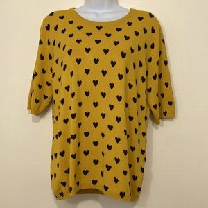 Premise. Ladies Size Large. Gold  Color Top